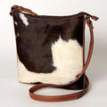 American Darling Hair-On Genuine Leather Large Crossbody Bag