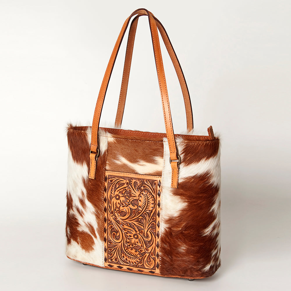 American Darling Tote Bag, High-Quality Full Grain Vegetable-Tanned Genuine Leather, Handcrafted Western Tote for Women