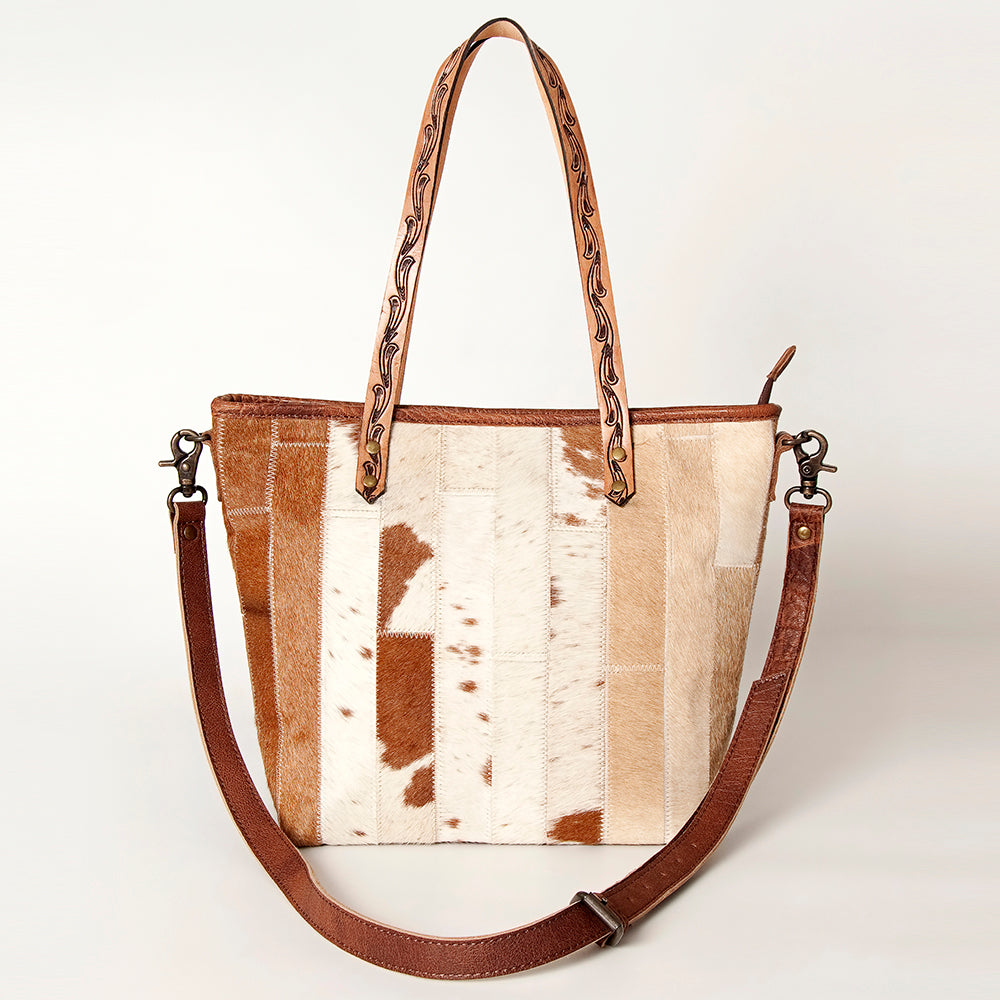 American Darling Hair-On Genuine Leather Tote