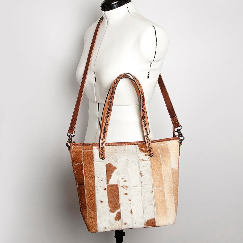 American Darling Hair-On Genuine Leather Tote