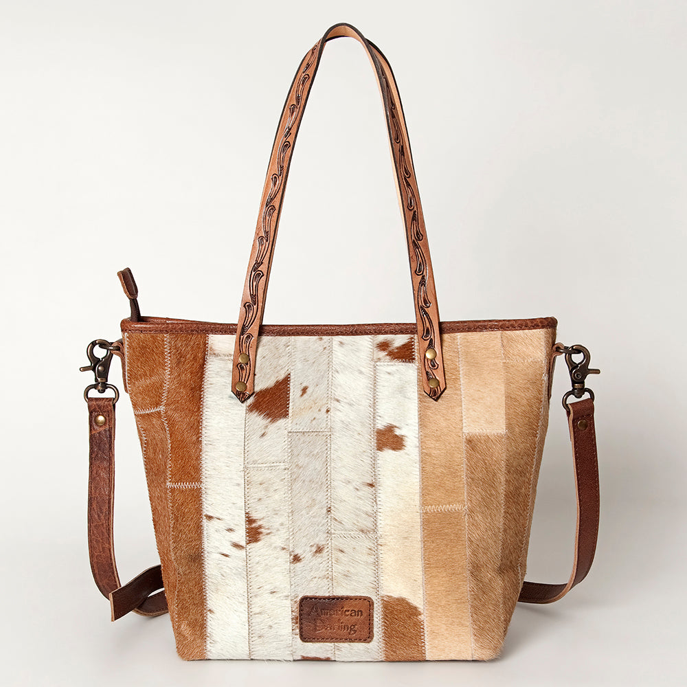 American Darling Hair-On Genuine Leather Tote