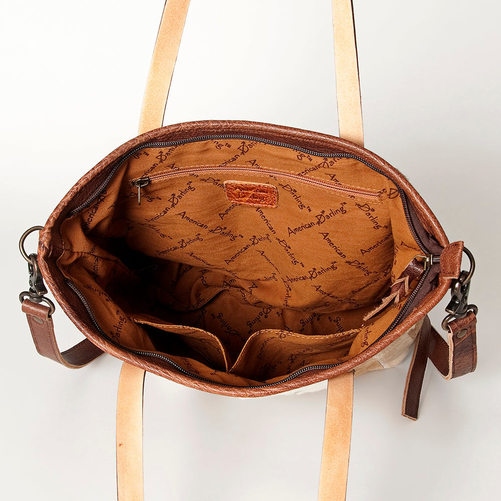 American Darling Hair-On Genuine Leather Tote