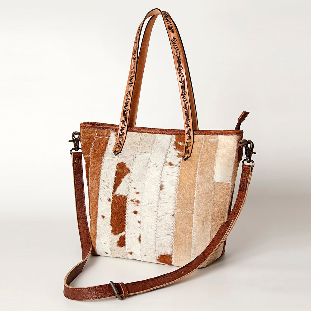 American Darling Hair-On Genuine Leather Tote