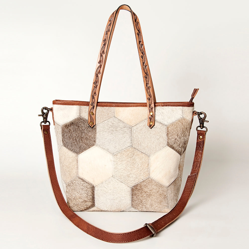 American Darling Hair-On Genuine Leather Tote