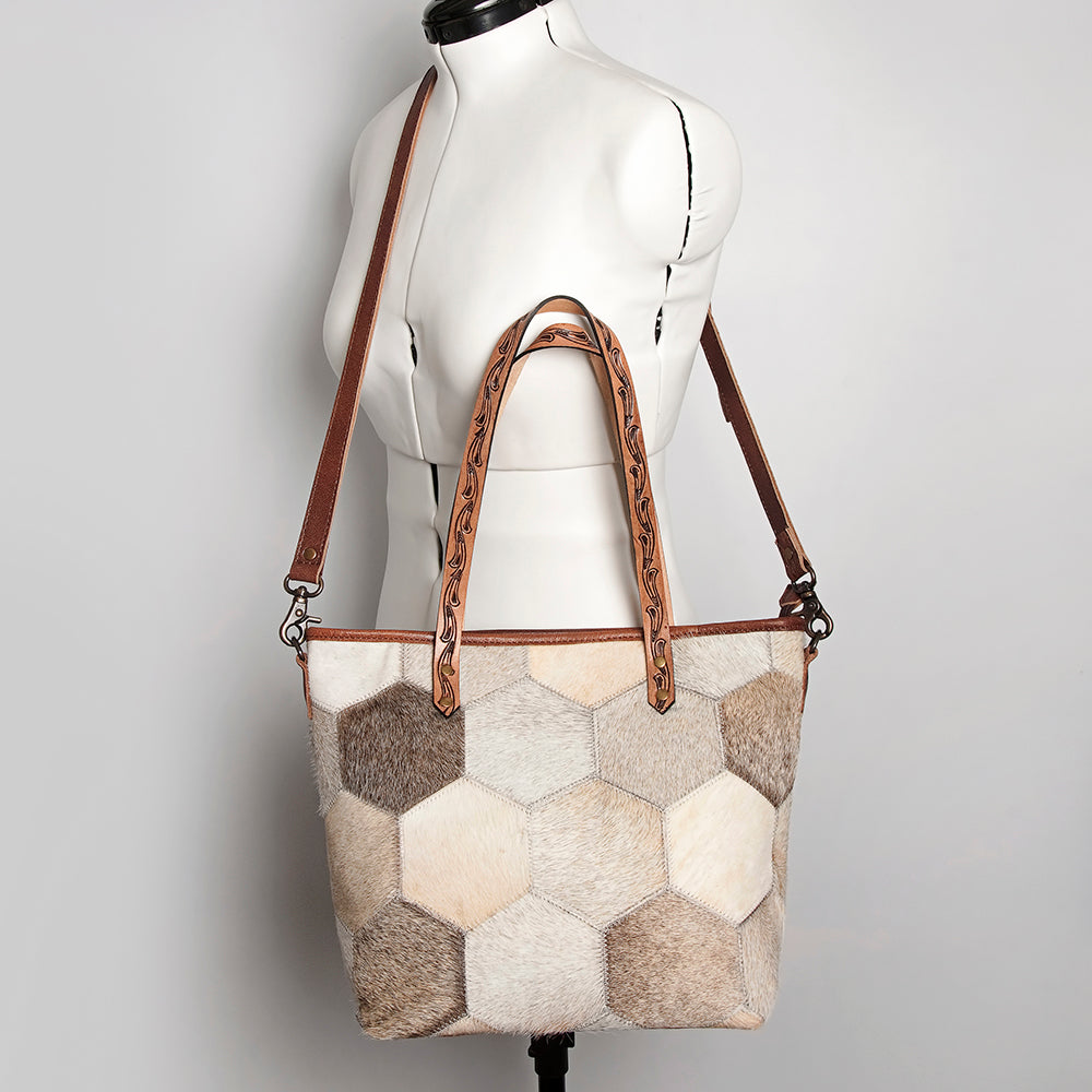 American Darling Hair-On Genuine Leather Tote