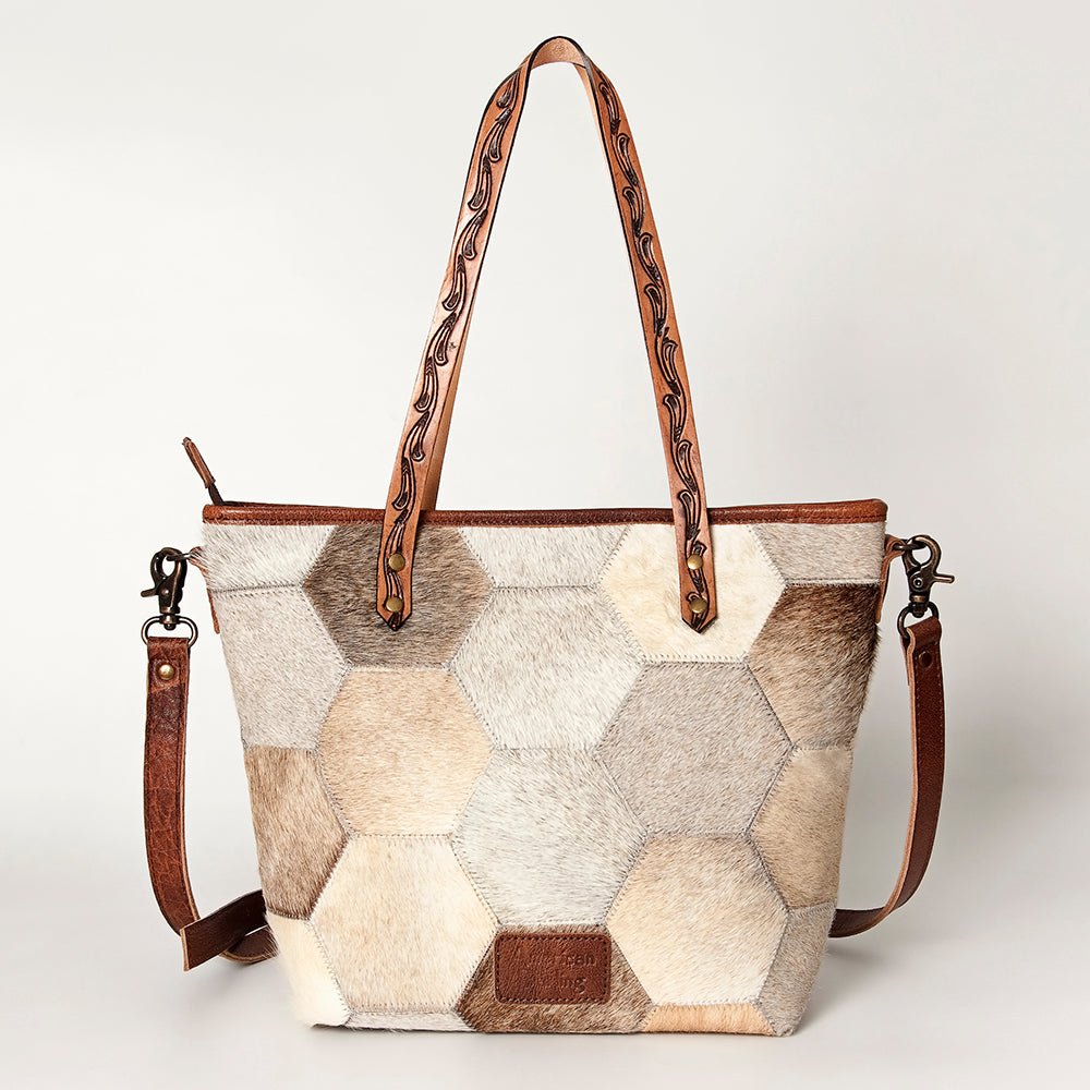 American Darling Hair-On Genuine Leather Tote