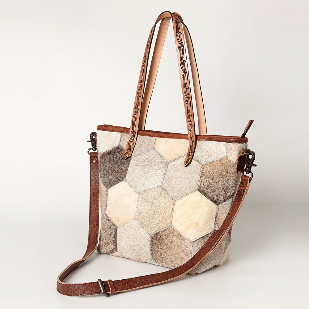 American Darling Hair-On Genuine Leather Tote