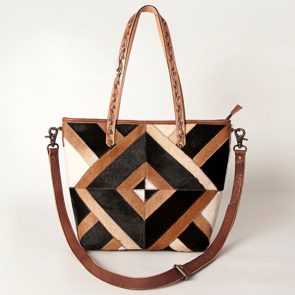 American Darling Hair-On Genuine Leather Tote