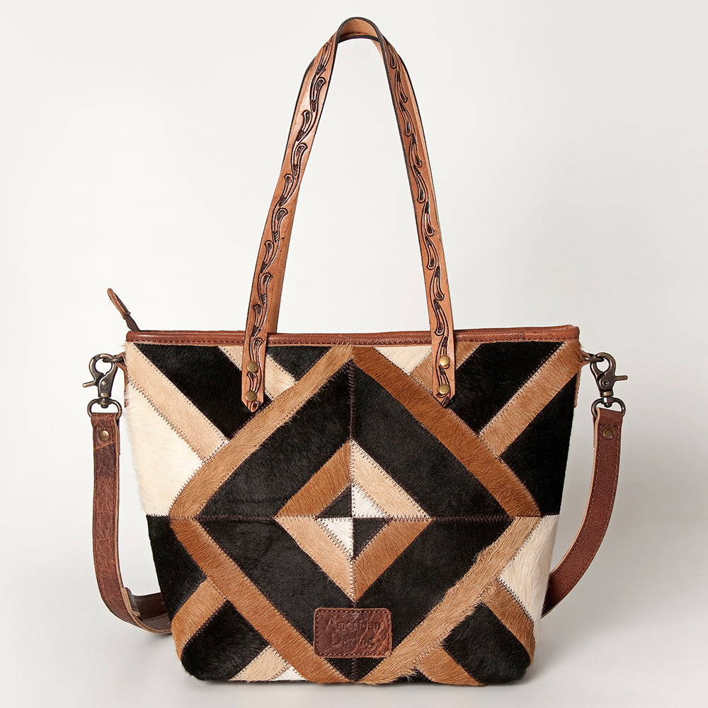 American Darling Hair-On Genuine Leather Tote