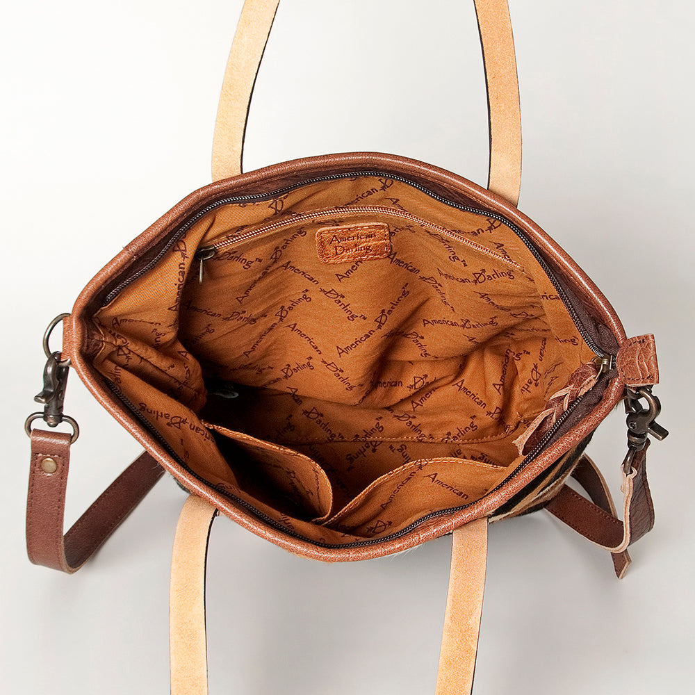 American Darling Hair-On Genuine Leather Tote