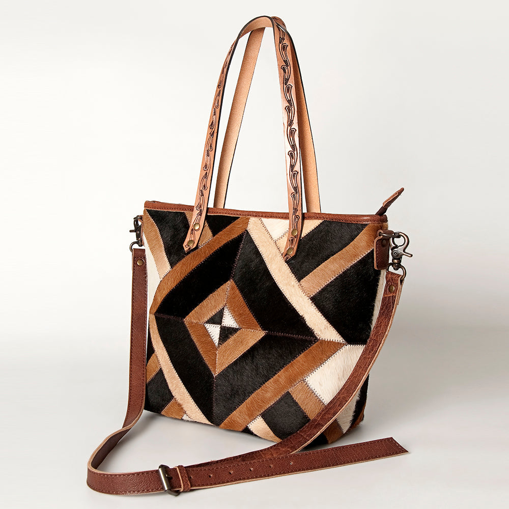 American Darling Hair-On Genuine Leather Tote