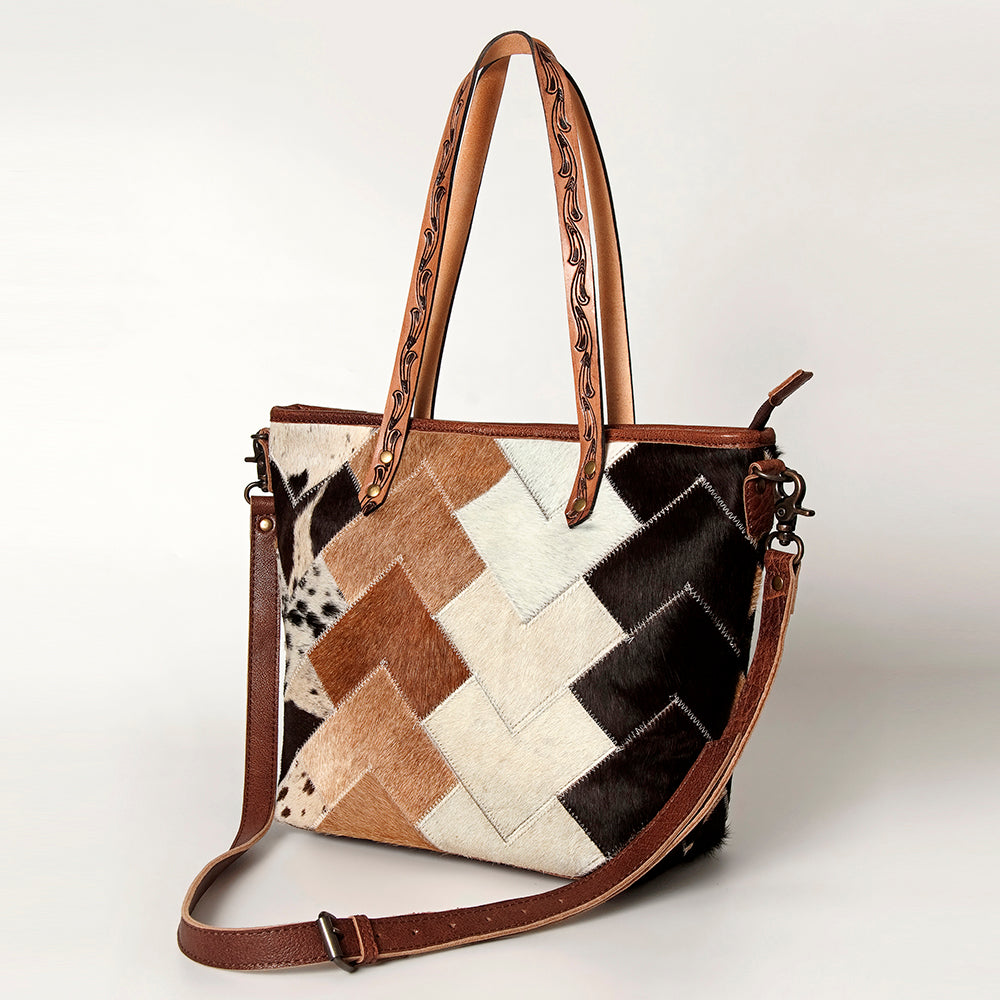 American Darling Hair-On Genuine Leather Tote