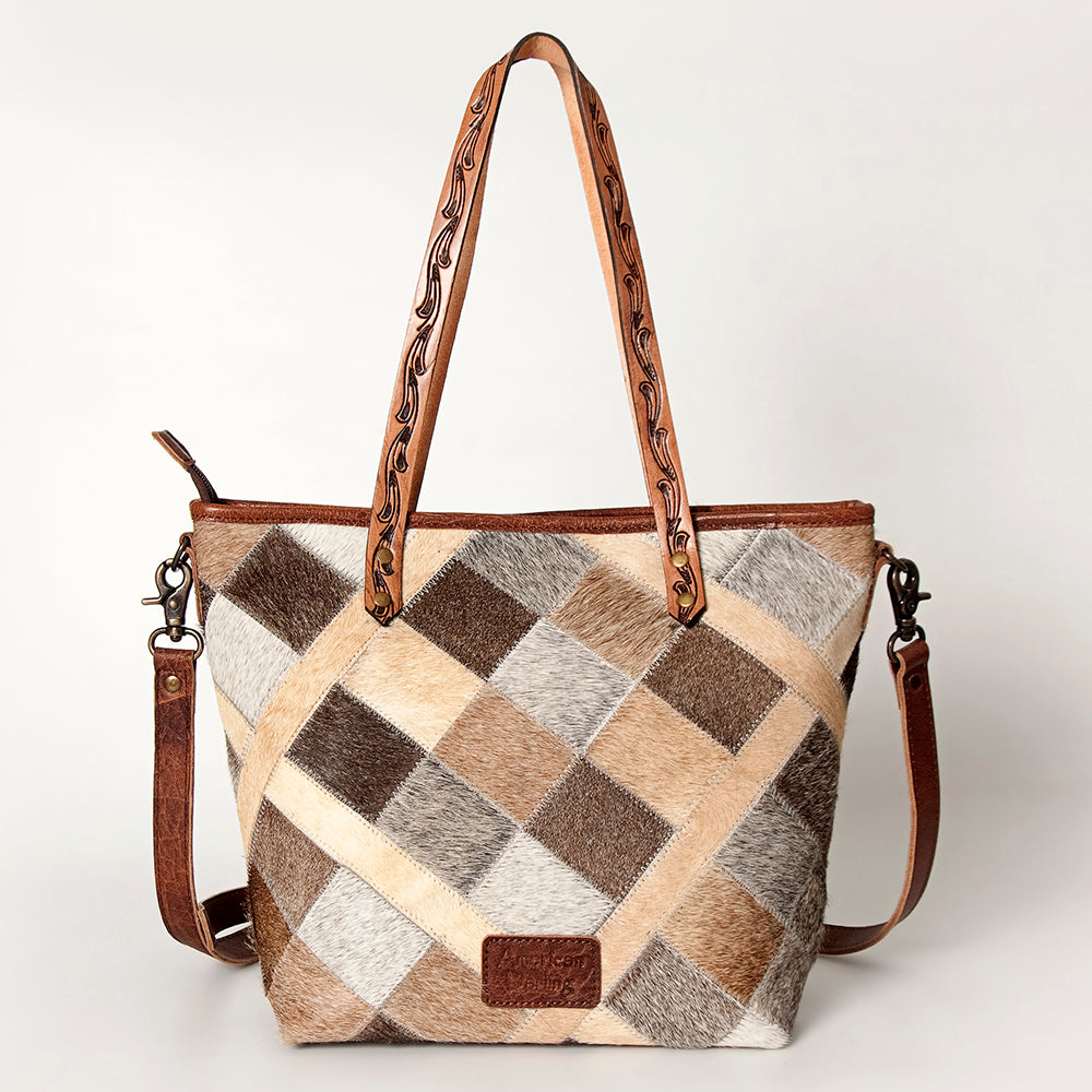 American Darling Hair-On Genuine Leather Tote