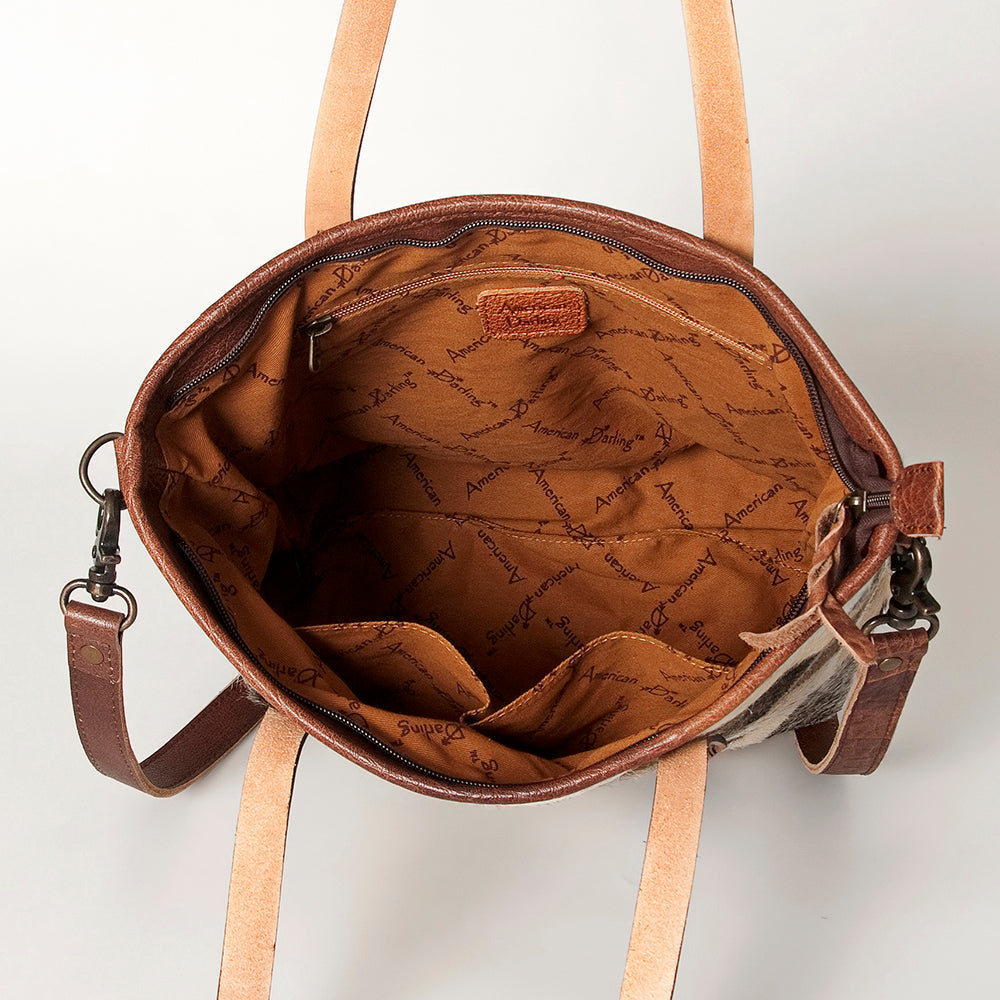 American Darling Hair-On Genuine Leather Tote