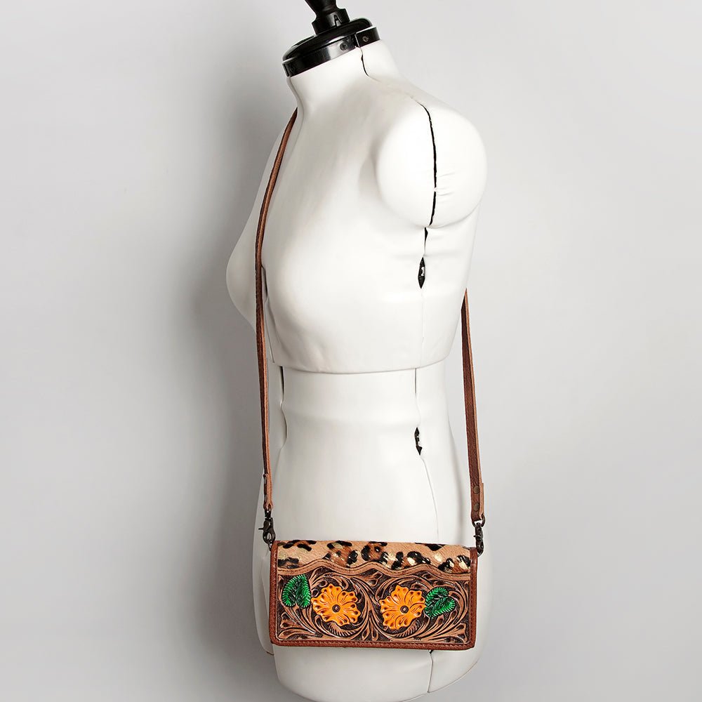 American Darling Hand-Tooled Genuine Leather Wallet