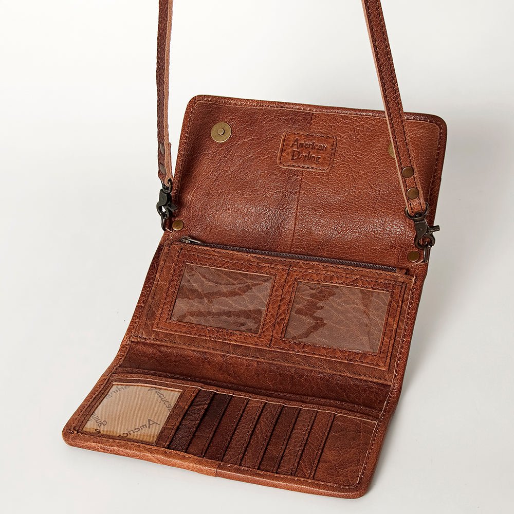 American Darling Hand-Tooled Genuine Leather Wallet