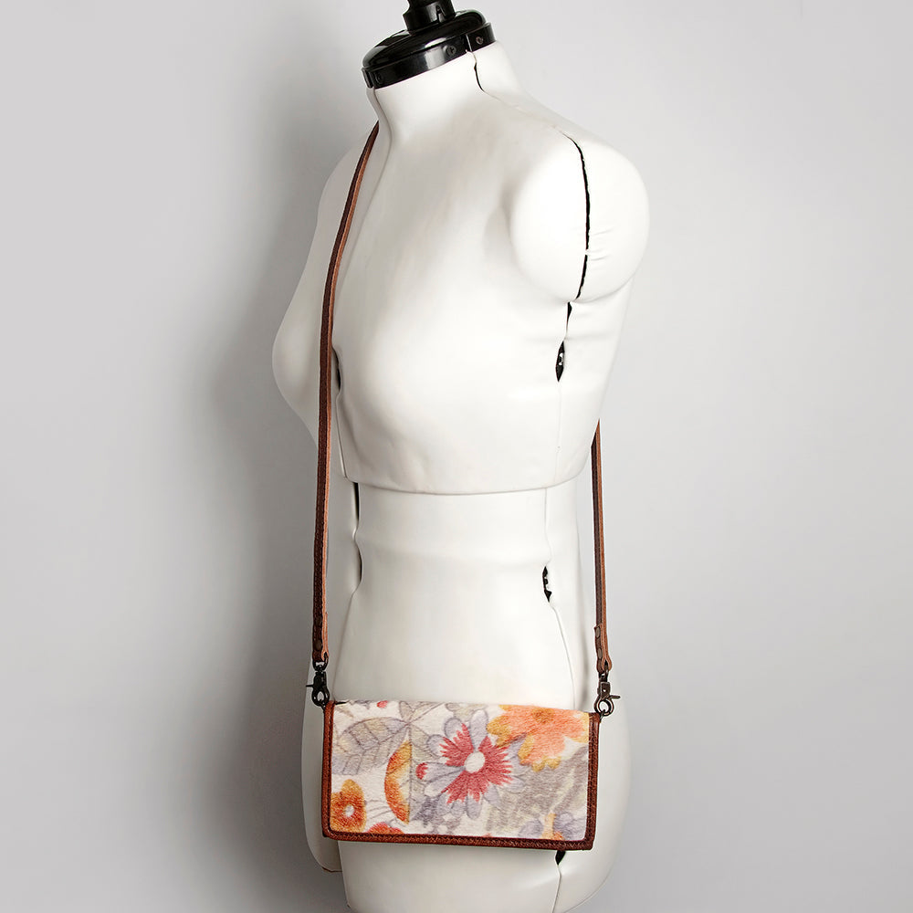 American Darling Western Wallet Bag Hair-On Cowhide Genuine Vegetable Tanned Leather Travel Clutch with YKK Zipper