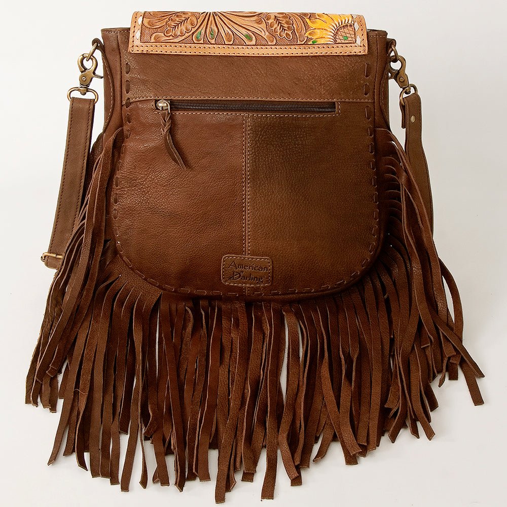 American Darling Hand Tooled Genuine Leather