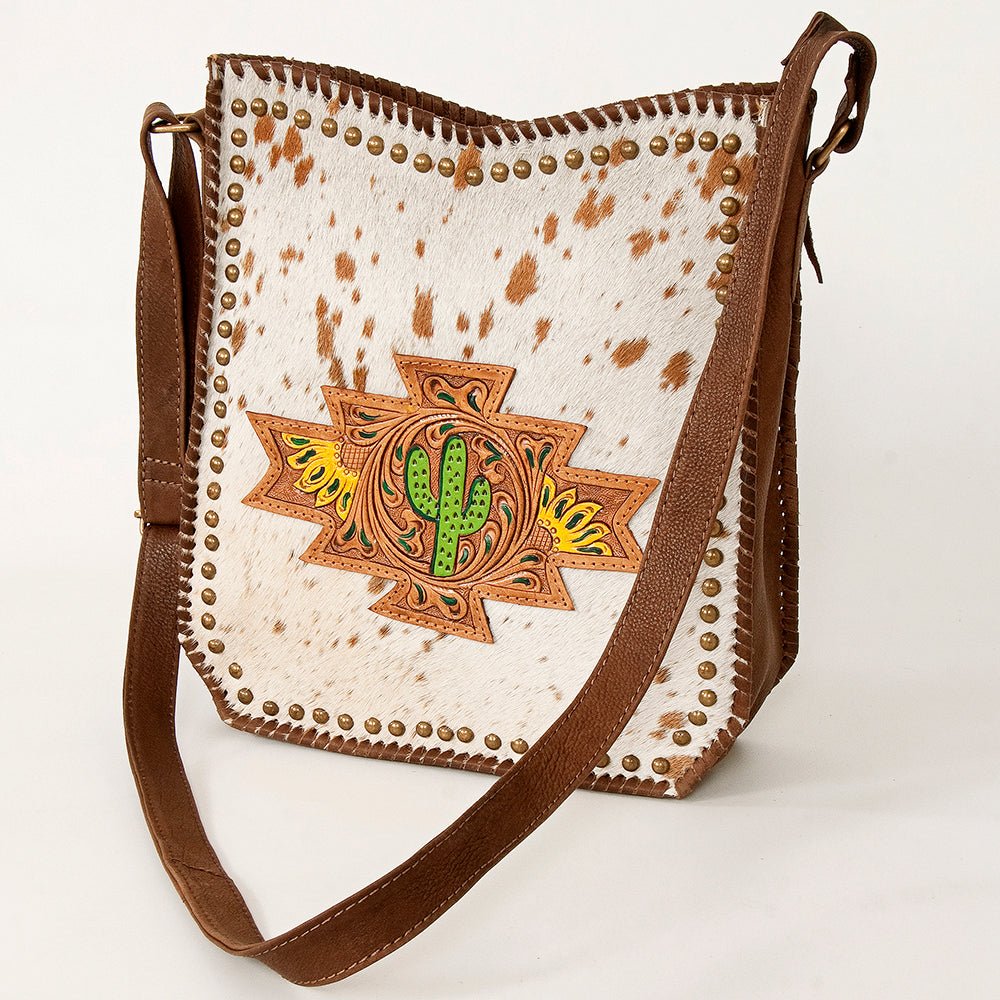 American Darling Large Crossbody Hand Tooled Genuine Leather