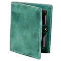 Never Mind Card-Holder Vintage Handmade Genuine Cowhide Leather