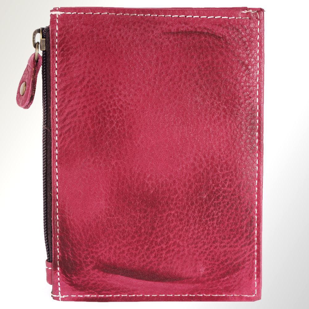 Never Mind Wallet Vintage Handmade Genuine Cowhide Leather