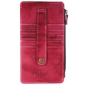 Never Mind Wallet Vintage Handmade Genuine Cowhide Leather