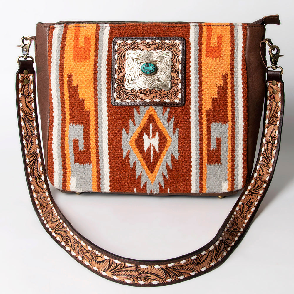 American Darling Messenger Saddle Blanket Genuine Leather