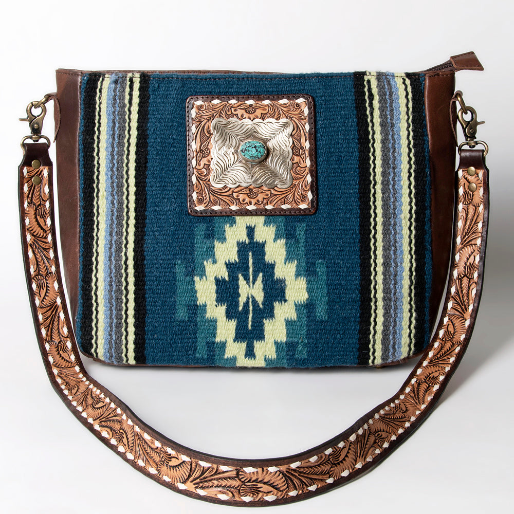 American Darling Messenger Saddle Blanket Genuine Leather