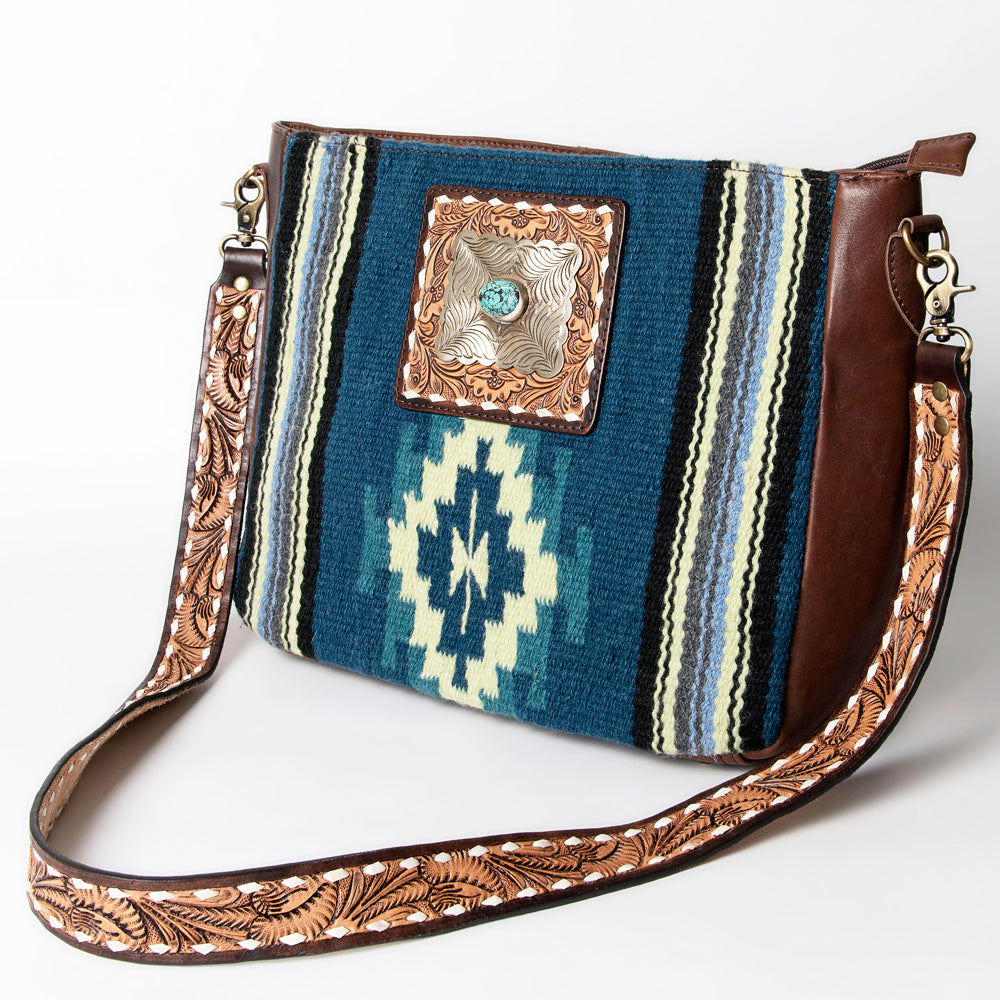 American Darling Messenger Saddle Blanket Genuine Leather