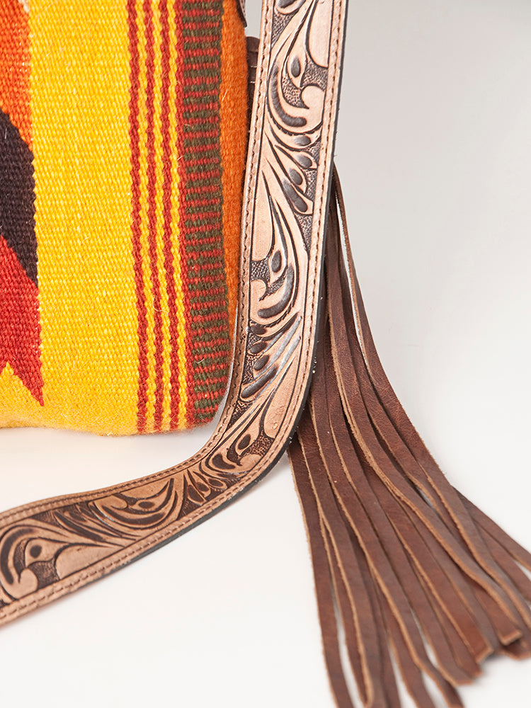 American Darling Saddle Blanket Genuine Leather