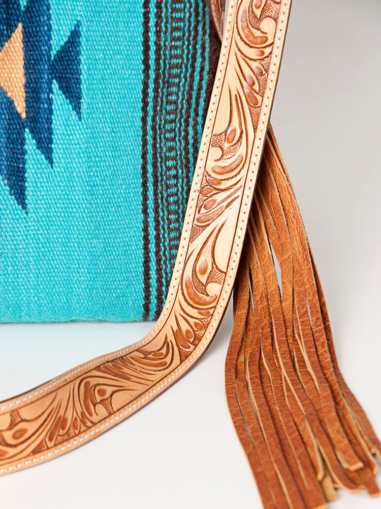 American Darling Saddle Blanket Genuine Leather