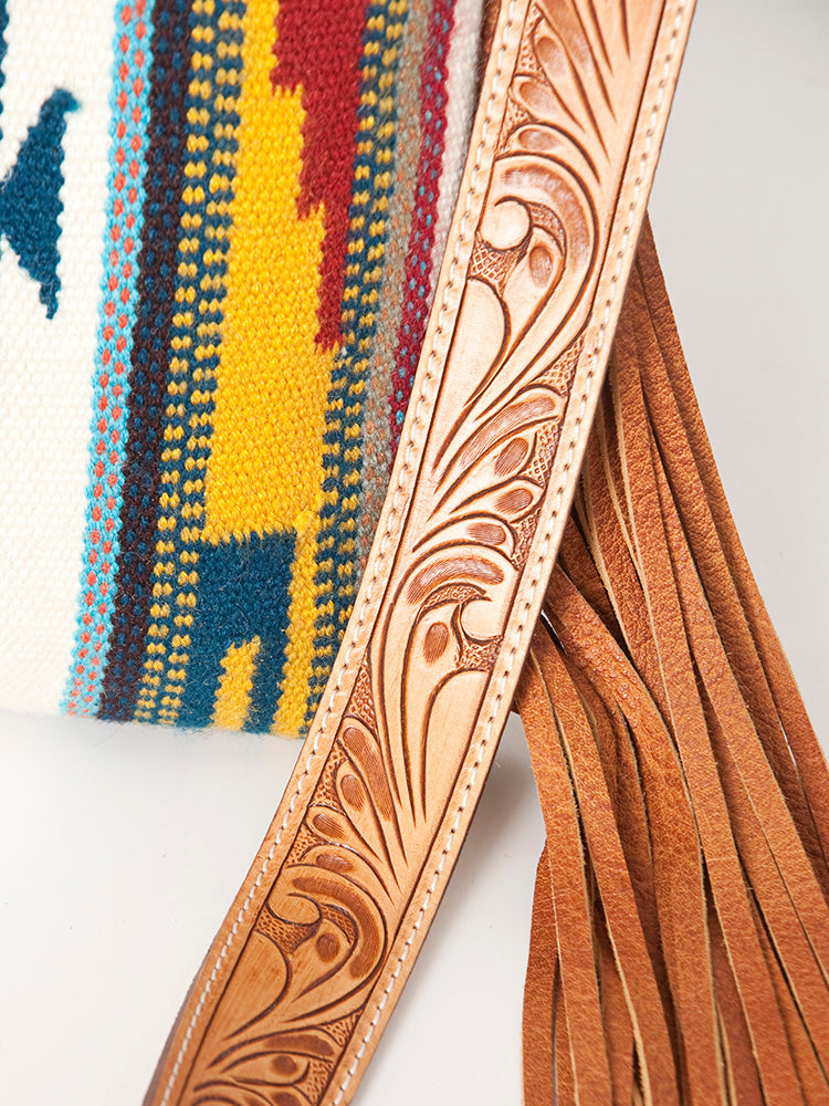 American Darling Saddle Blanket Genuine Leather