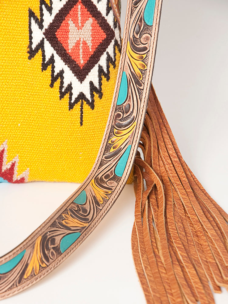 American Darling Saddle Blanket Genuine Leather