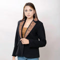 Genuine leather Hand tooled hand carved Women Blazer dress jacket