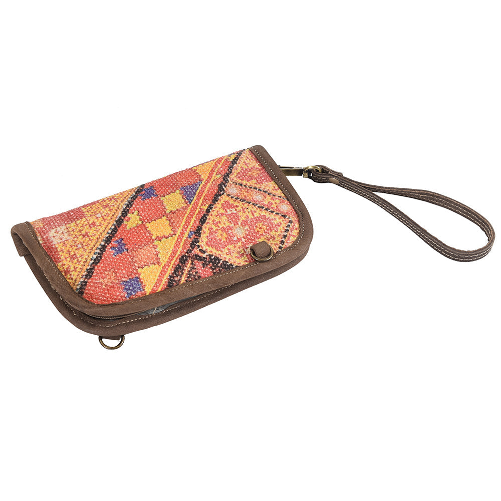 Ohlay Crossbody Upcycled Wool Genuine Leather