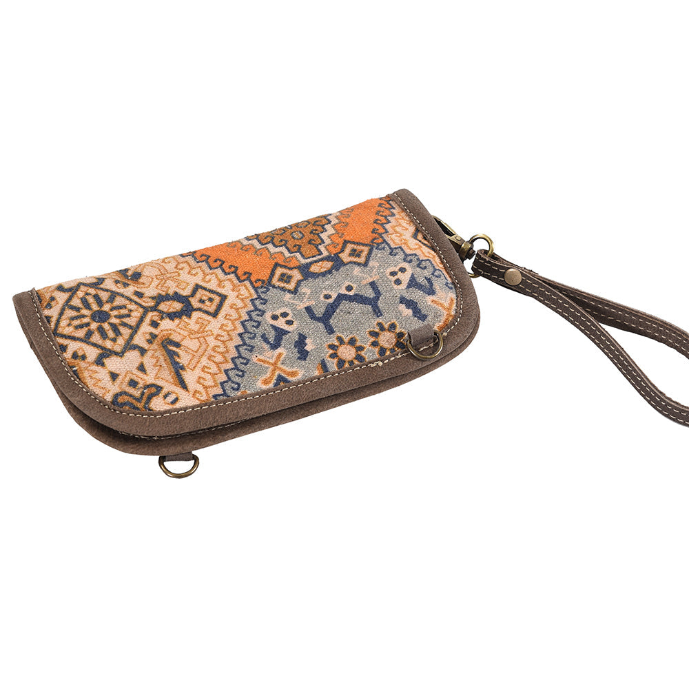 Ohlay Crossbody Upcycled Canvas Genuine Leather