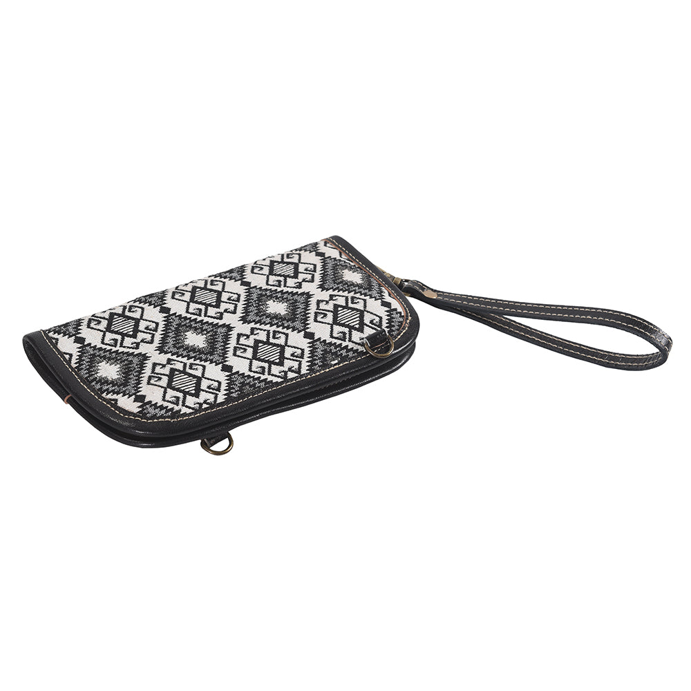 Ohlay Crossbody Upcycled Canvas Genuine Leather