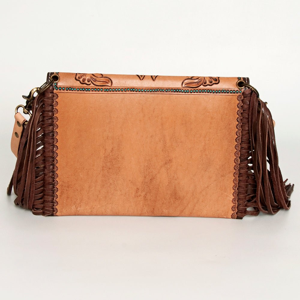 American Darling Crossbody Hand Tooled Genuine Leather