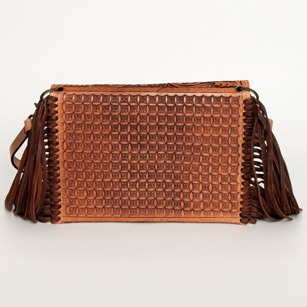 American Darling Crossbody Hand Tooled Genuine Leather