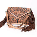 American Darling Crossbody Hand Tooled Genuine Leather