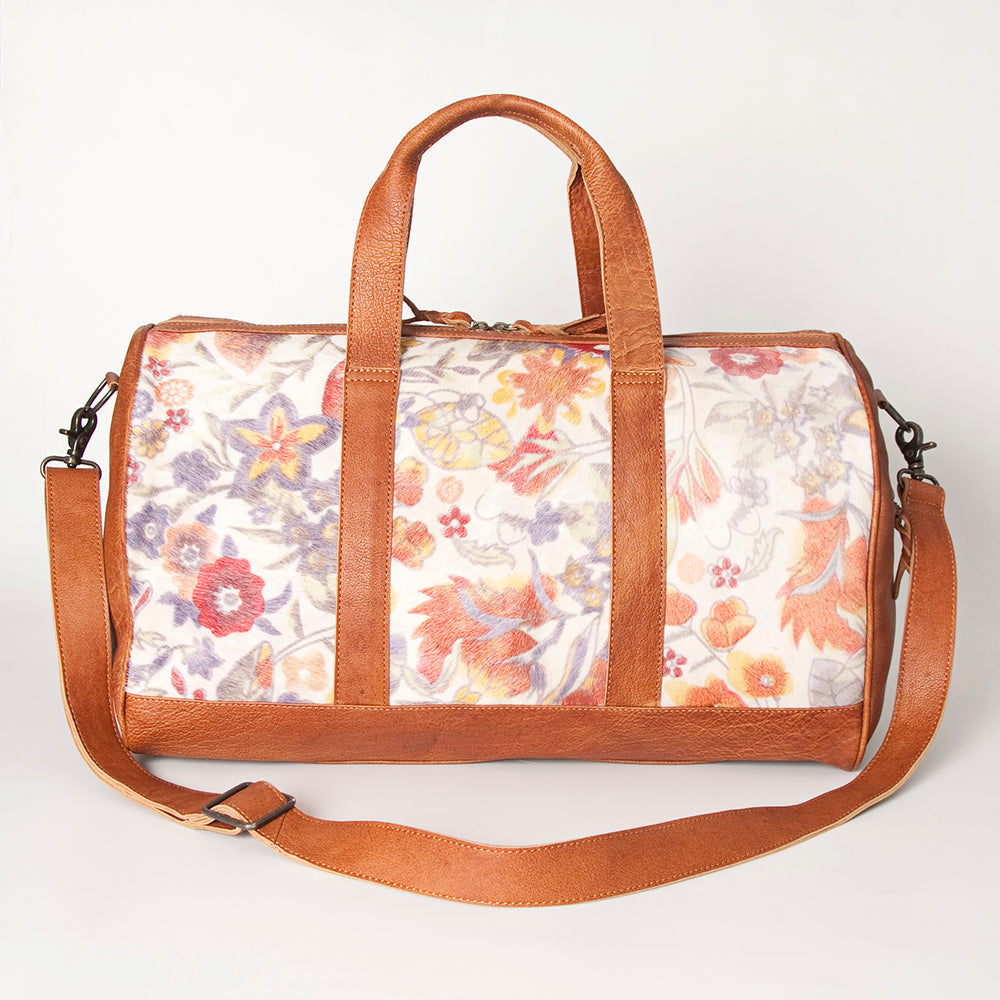 American Darling Women's Duffel Bag Western Hair On Genuine Leather Handbag and Ladies Purse