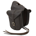 6.5"W x 8"H 3"B Comfytack Soft Leather Saddle Horn Bag Brown