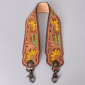 American Darling Hand Tooled Genuine Leather Crossbody Handle Strap for Bags Phone Keychain Wallet Purse Clutch Cellphone