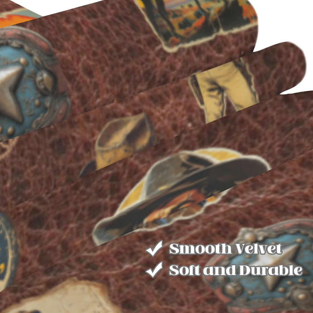 Baha Ranch Vintage Cowboy Collage Western Curtains 52" x 63" Made in America by Baha Ranch Western Wear - product image 5