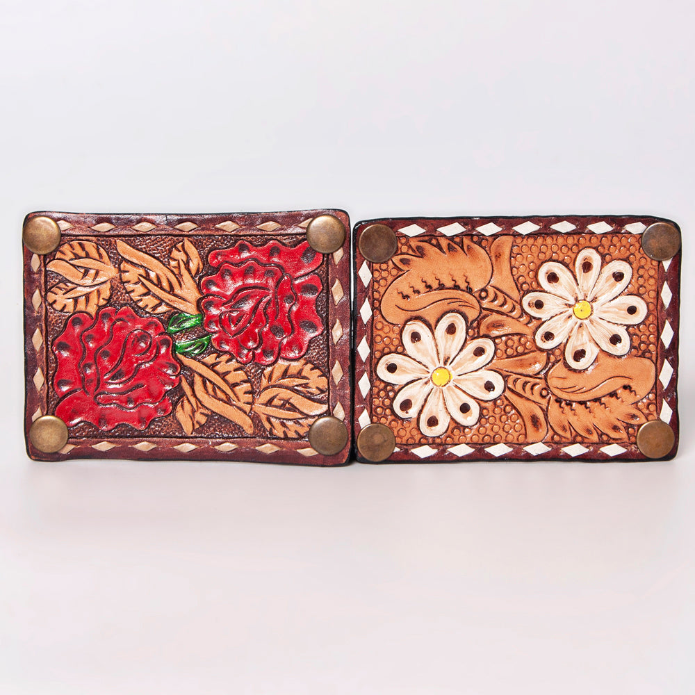 American Darling Crossbody Hand Tooled Hair-On Genuine Leather