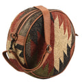 Ohlay Canteen Upcycled Canvas Genuine Leather