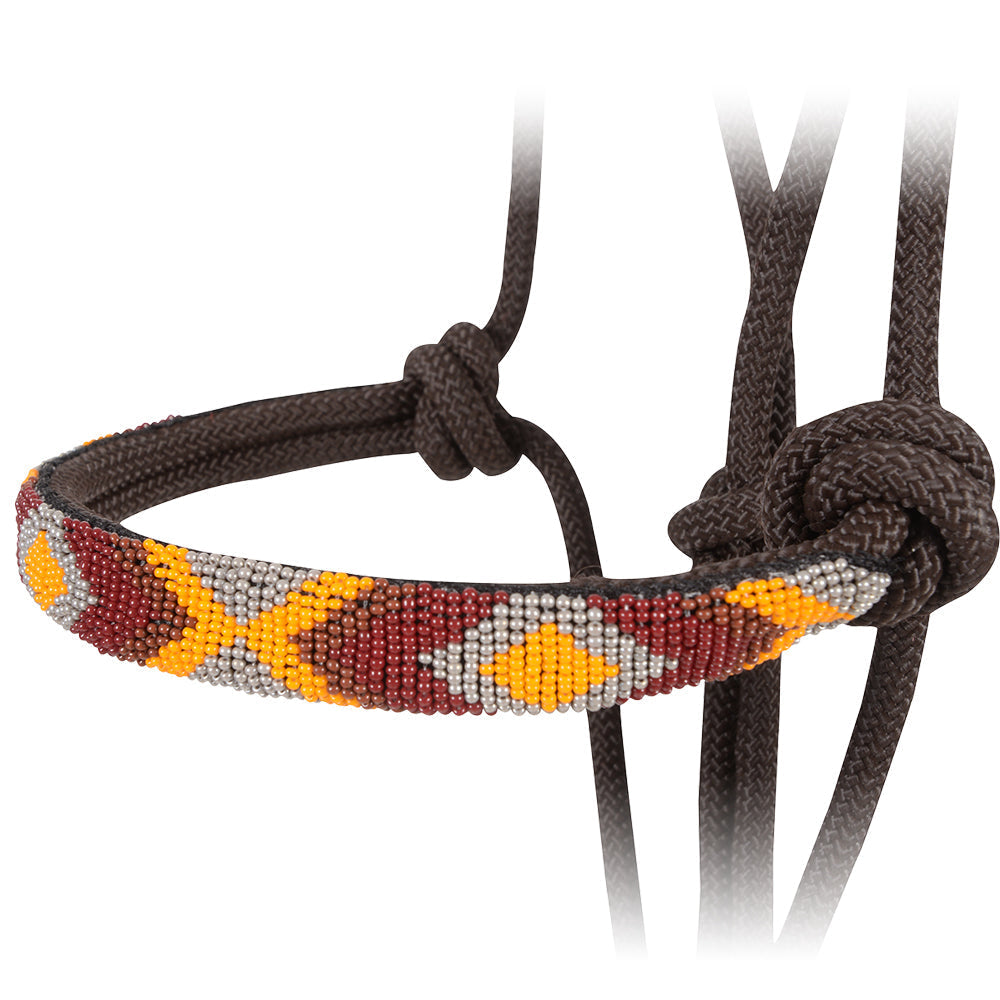 7.5 Ft Cashel Beaded Wave Rope Halter Lead