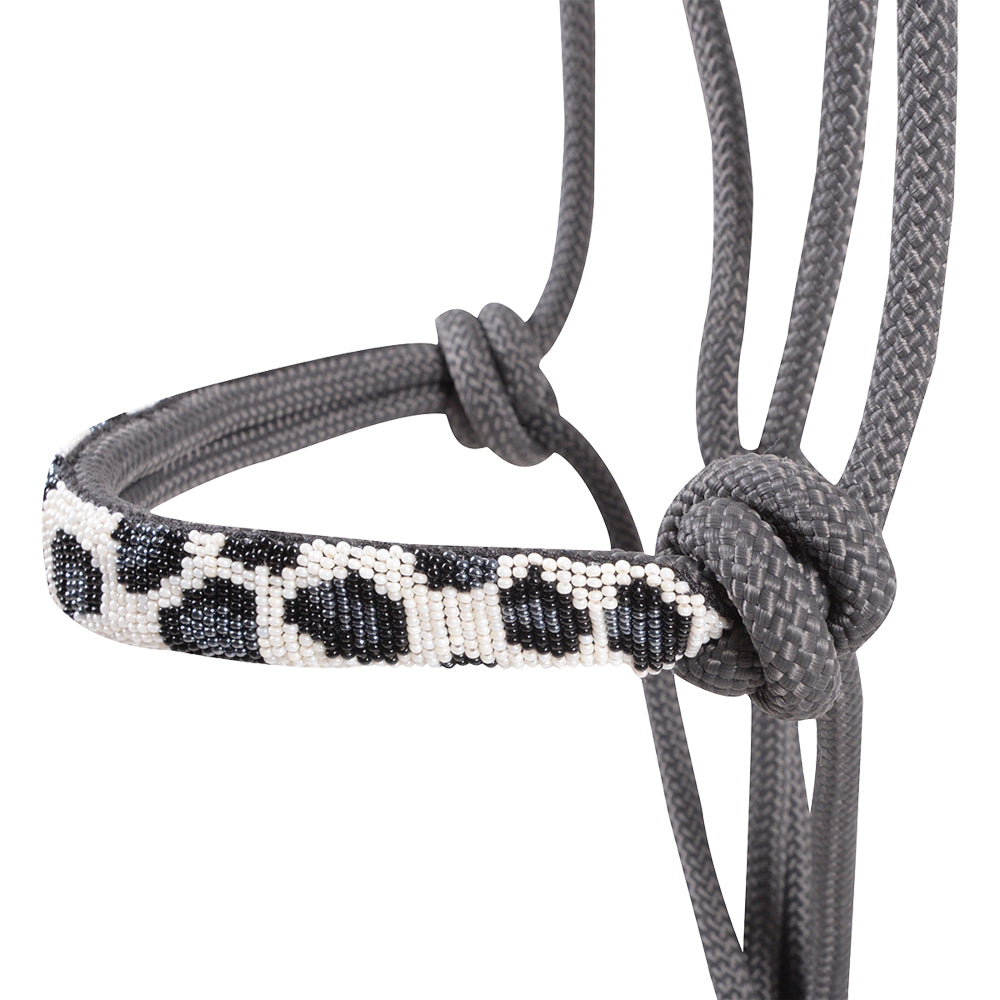 7.5 Ft Cashel Beaded Wave Rope Halter Lead