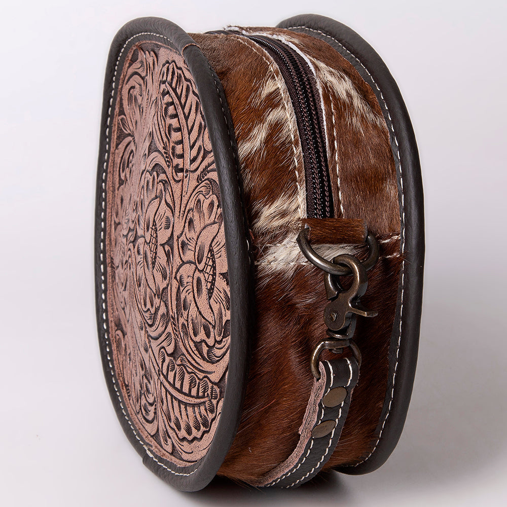 Ohlay Canteen Hand Tooled Genuine Leather