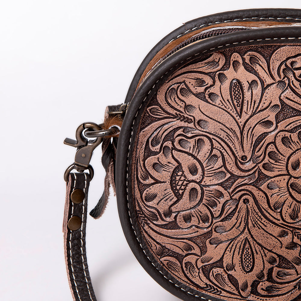 Ohlay Canteen Hand Tooled Genuine Leather
